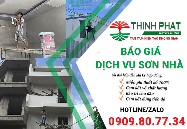 Bảng giá sơn nhà, thợ sơn nhà đẹp tại tphcm 