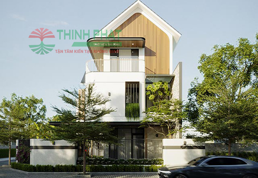 Thiết kế nhà 3 tầng mái 